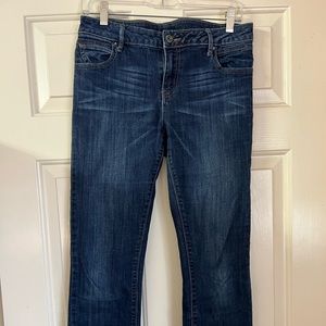 Simply Vera, Vera Wang, straight leg jeans, size 6